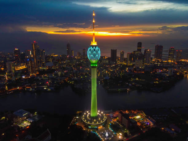 Colombo Lotus Tower, is a 350 m (1,150 ft) tall tower, located in Colombo, Sri Lanka. It has been called a symbolic landmark of Sri Lanka